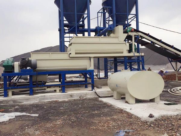 穩(wěn)定土拌合站二次攪拌